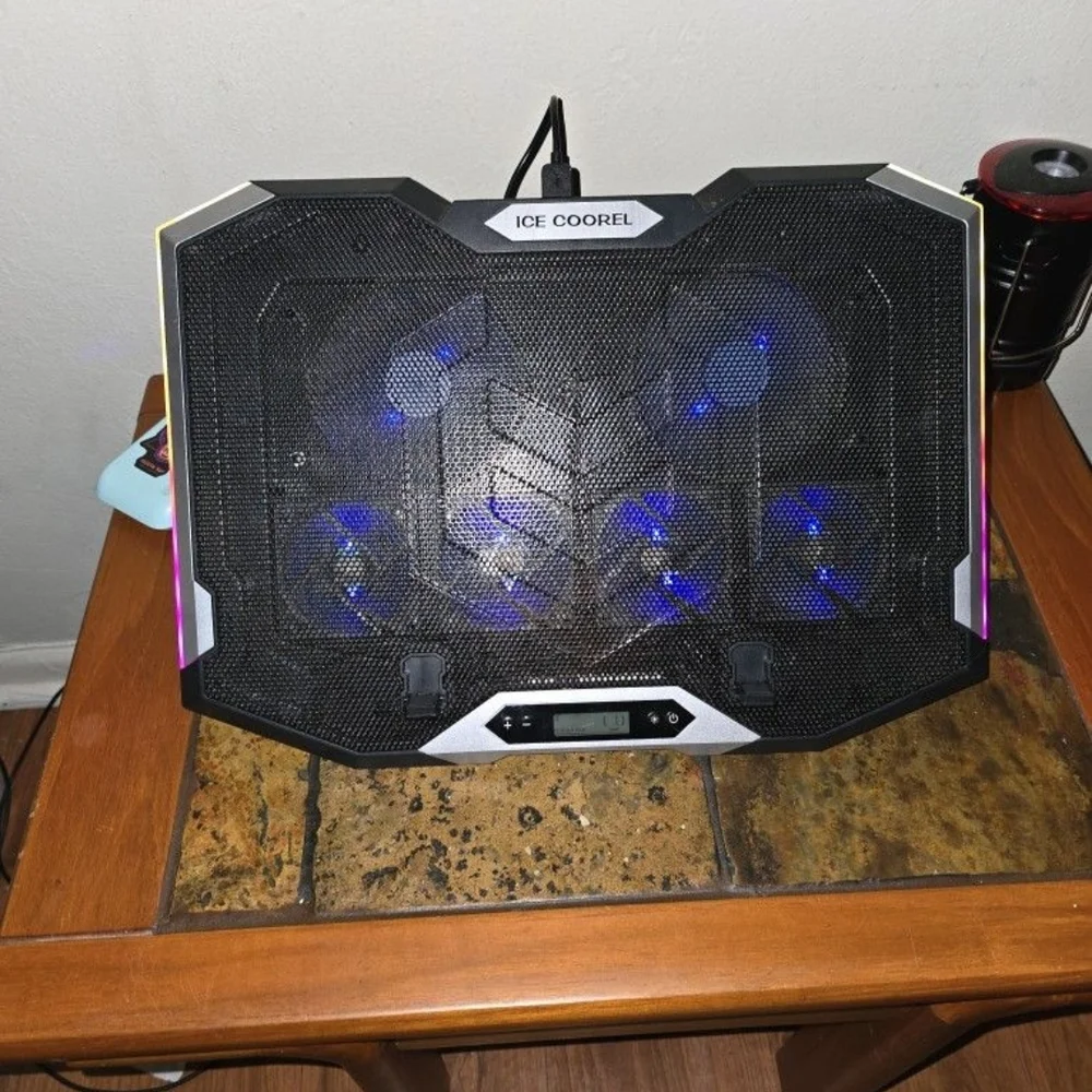ICE COOREL Laptop Cooling Pad with LED Lights